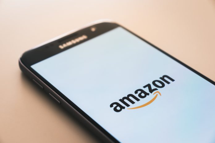 High Commission Affiliate Programs- christian-wiediger Samsung mobile screen showing "Amazon" logo on it