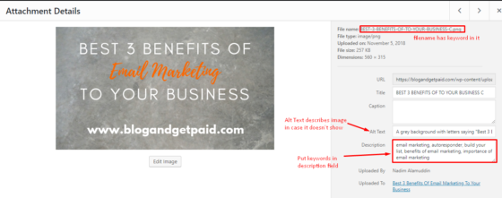 Screenshot of WordPress "Add Media" option - increase organic search traffic