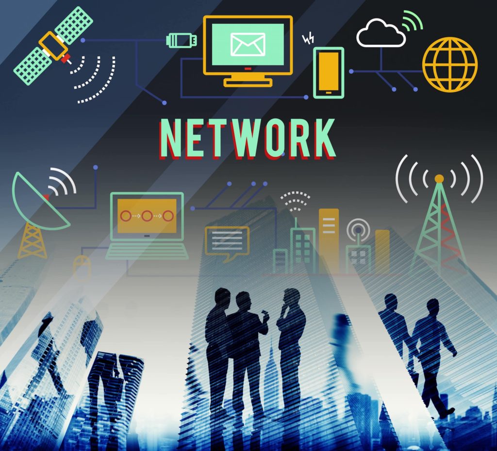 Image showing different pictures depicting a network
