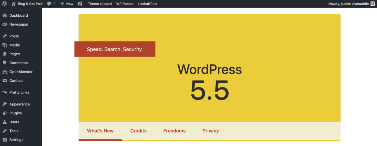 WordPress 5.5