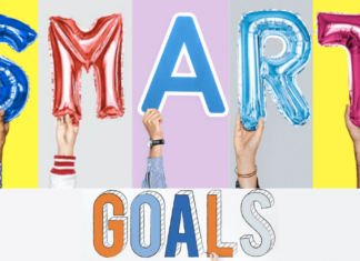 How to Set SMART Goals And Achieve Them SMART Goals letters held by hands