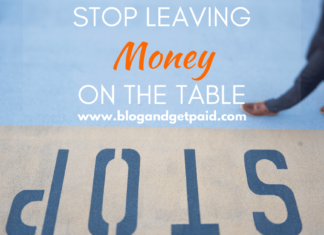 Stop Leaving Money On The Table: Here’s How The image shows an inverted STOP sign and a man crossing the street. In the foreground, the words Stop leaving money on the table are written